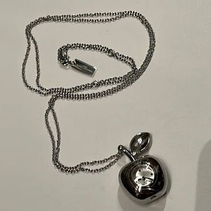 Silver Marc Jacobs “The Apple Pendant”